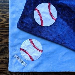 Jannuzzi baseball theme security blanket